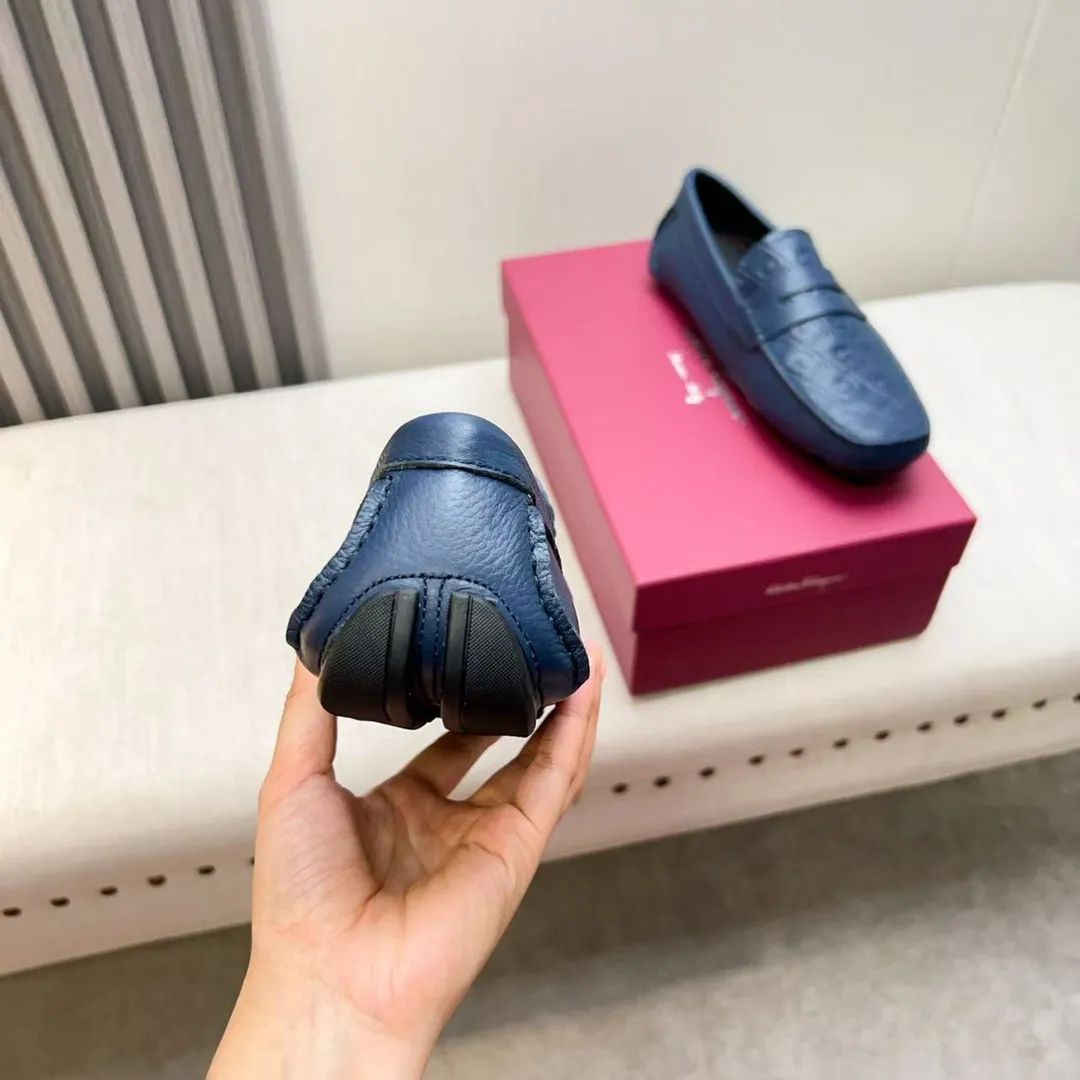 Men's men's shoes 💰620 Ferragamo new high-end quality 🔥 imported lychee pattern ➕ cowhide lining size 38-45